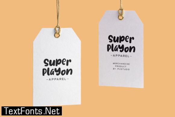 Super Playon Font