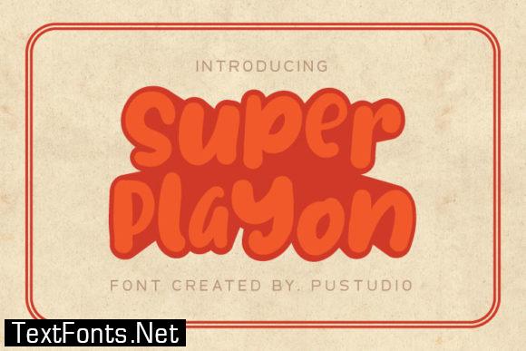 Super Playon Font