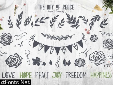 The Day of Peace // Decor & Lettering