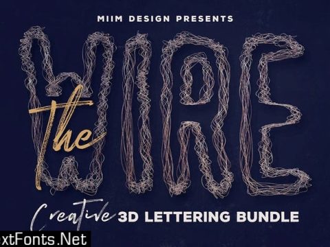 The Wire – 3D Lettering