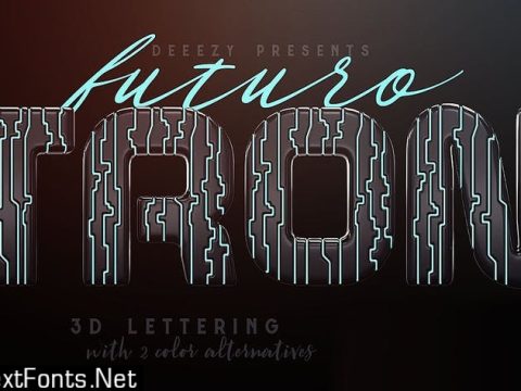 Tron Futuro – 3D Lettering