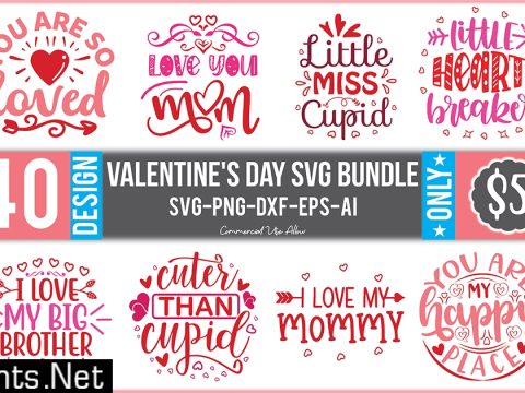 Valentine's Day SVG Bundle