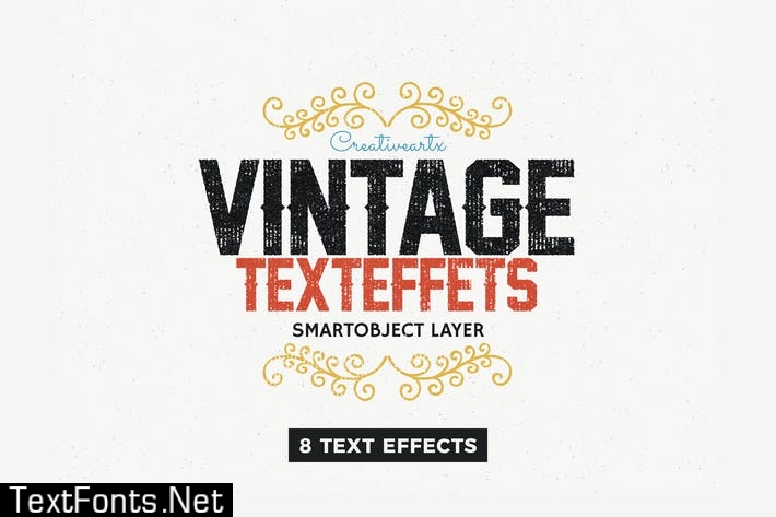 Vintage Retro Text Effects