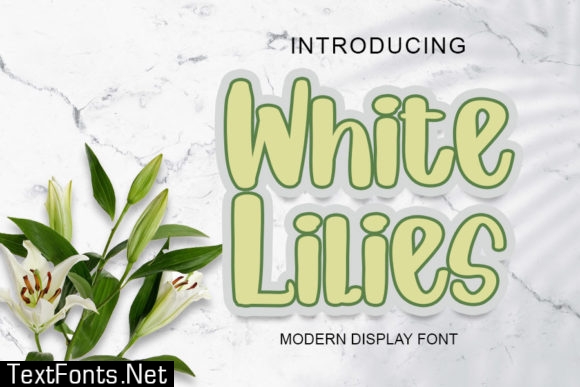 White Lilies Font