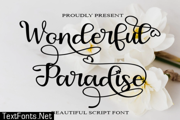 Wonderful Paradise Font