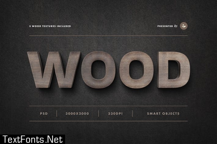 Wood Sign Text Effect