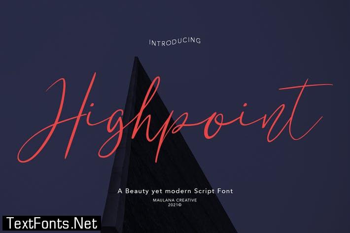 Highpoint Beauty Script Font