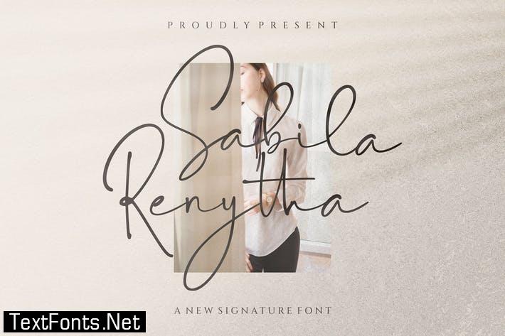 Sabila Renytha Signature Font