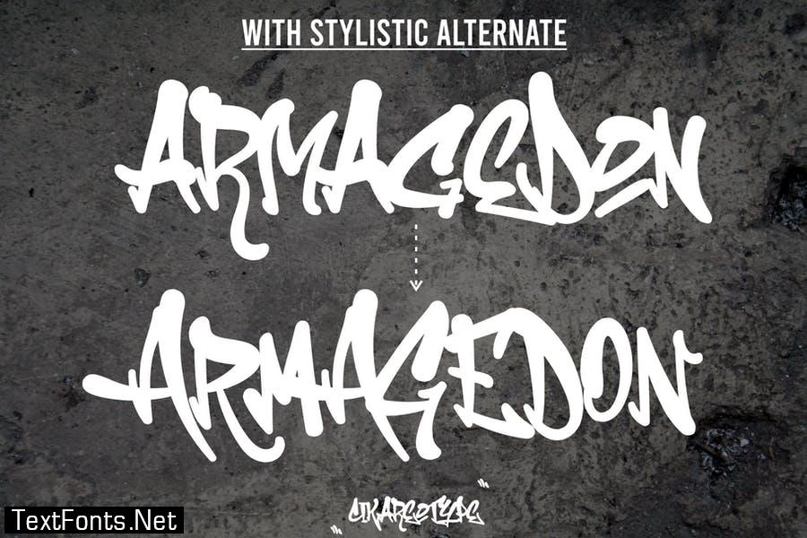 Snakehead Awesome Graffiti Font