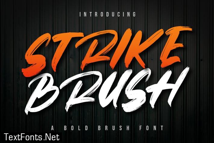 Strike Brush Font