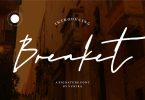 Breaket | A Signature Font