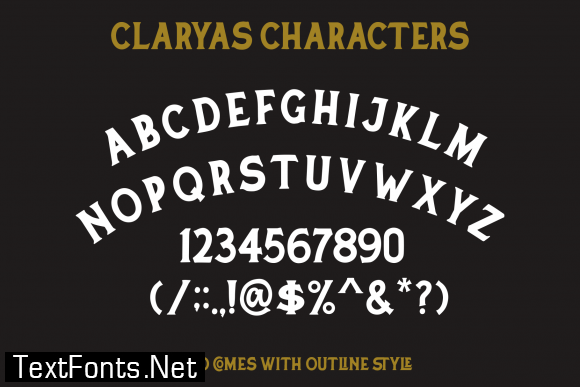 Claryas Font