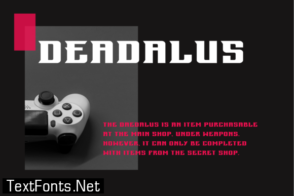 Deadalus Font