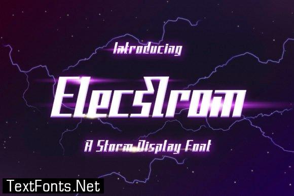 Elecstrom Font