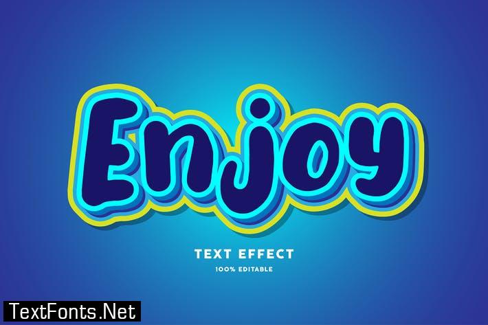 Enjoy text effect