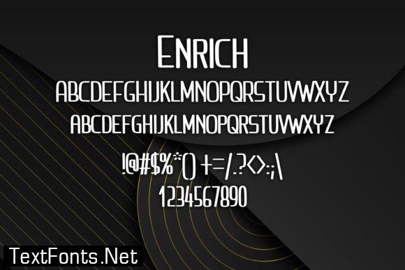 Enrich Font