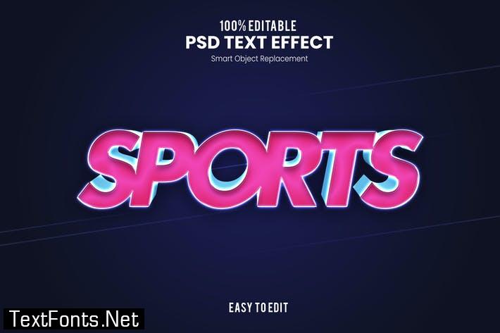 Esport - Sporty PSD Text Effect