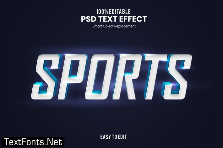 Esport - Sporty PSD Text Effect