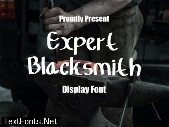 Expert Blacksmith Font