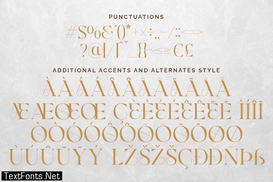 Glamore - Luxury Display Serif