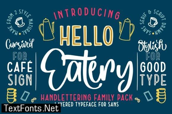 Hello Eatery Font