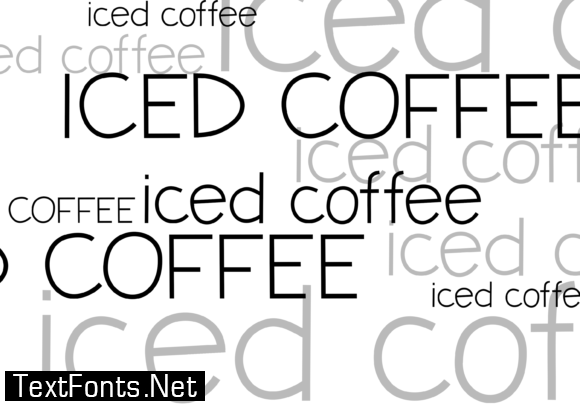 Iced Coffee Font