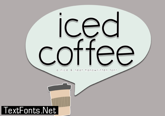 Iced Coffee Font