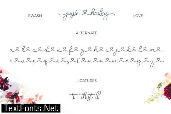 Justin Hailey Font