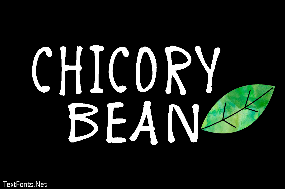 K26 Chicory Bean Font