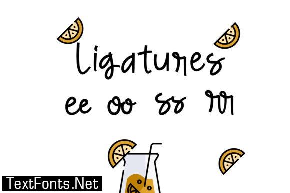 Lemon Nicmat Font