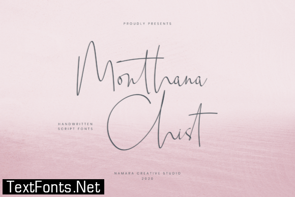 Monthana Chist Font