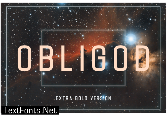 Obligod Extra Bold Font