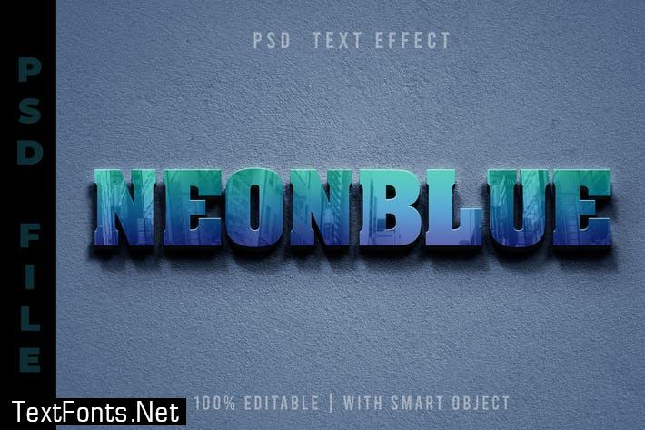 PSD Text Editable - Blue Reflection