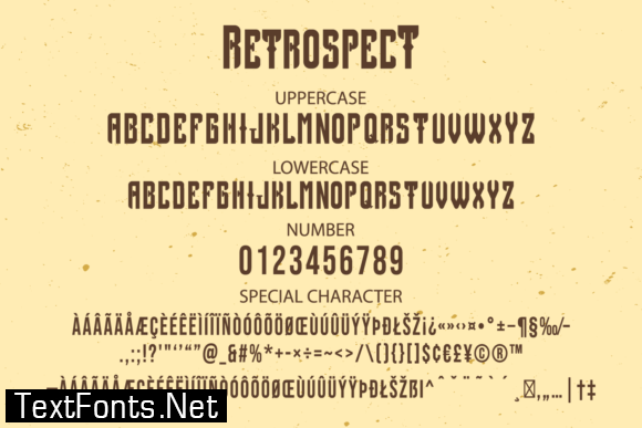 Retrospect Font