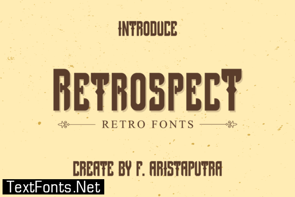 Retrospect Font