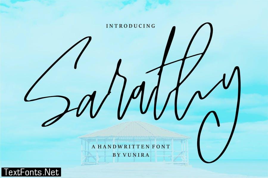 Sarathy | A Handwritten Font