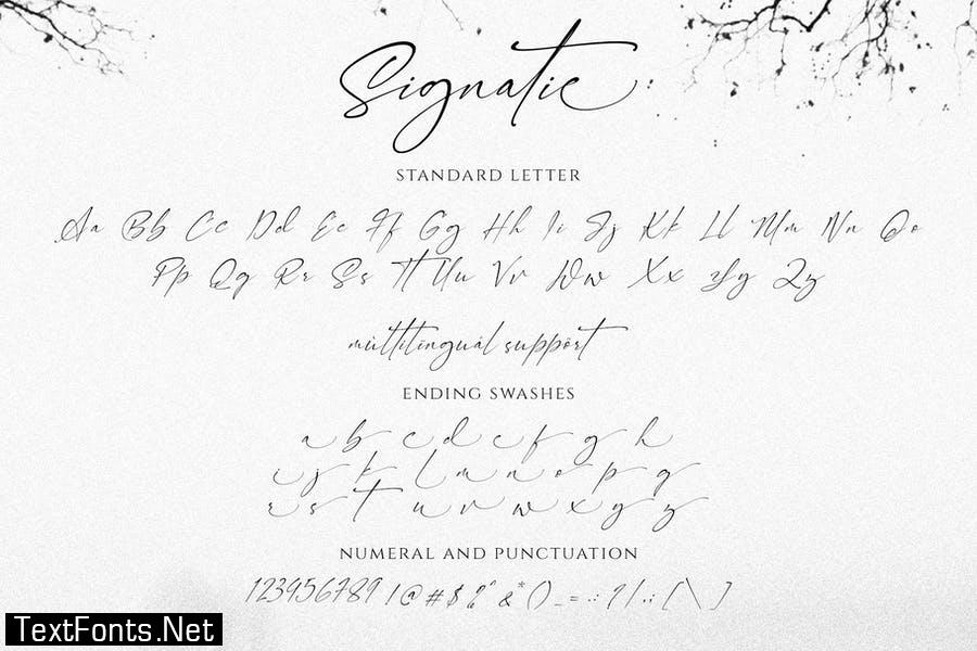 Signatie - Stylish Signature Font