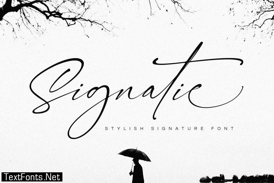 Signatie - Stylish Signature Font