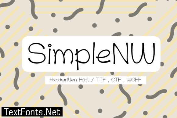 SimpleNW Font