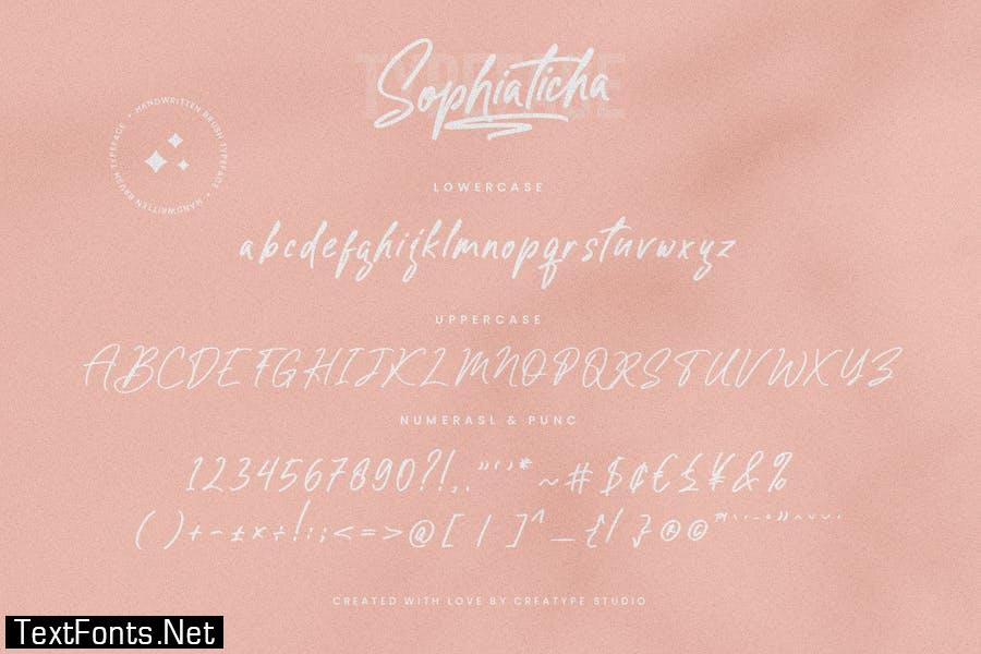 Sophiaticha Handwritten Brush