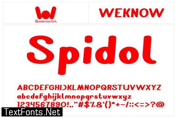 Spidol Font