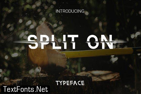 Split on Font