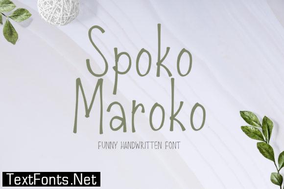 Spoko Maroko Font