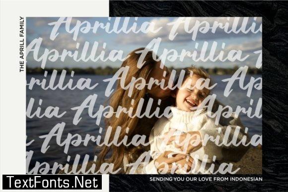 Title Aprillia Wijaya Font