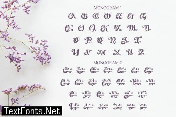 Title Broolia Monogram Font