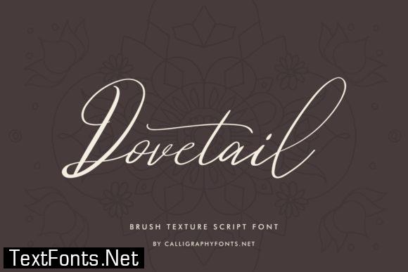 Title Dovetail Font