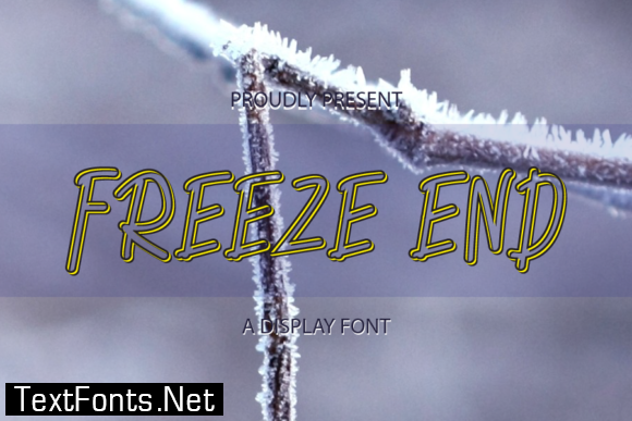 Title Freeze End Font