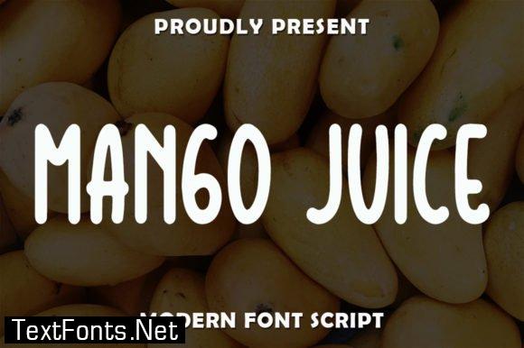 Title Mango Juice Font