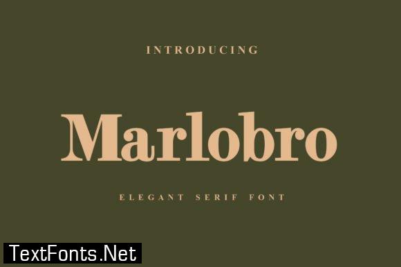 Title Marlobro Font