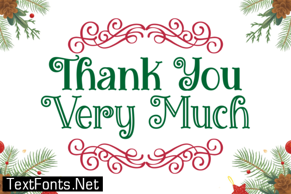 Title Miracles Christmas Font